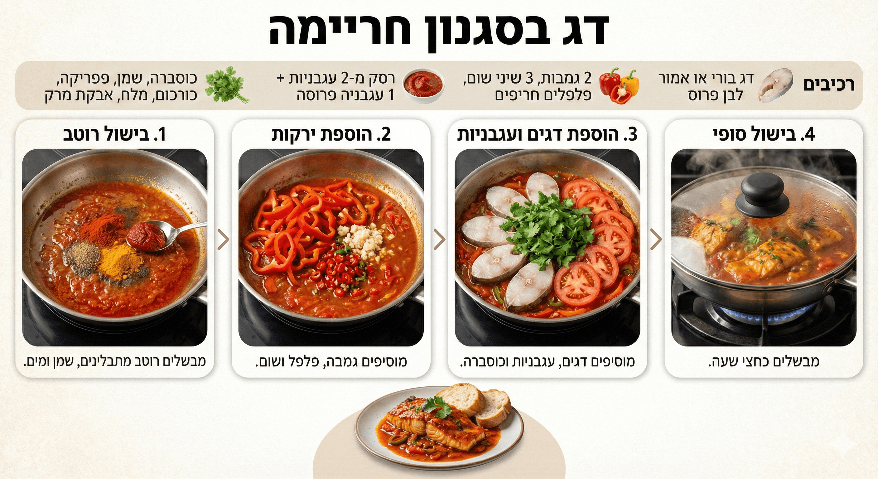 דג בסגנון חריימה