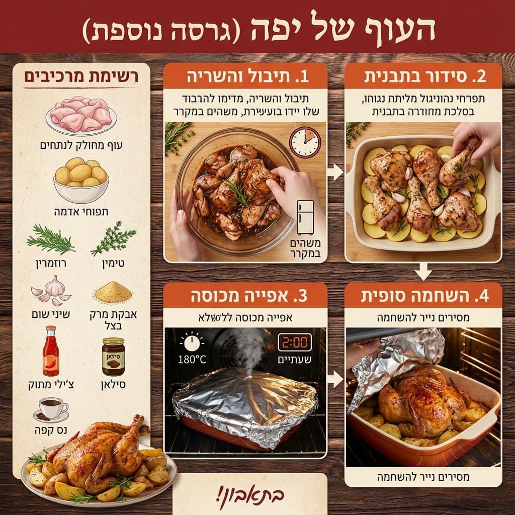 העוף של יפה (גרסה נוספת)