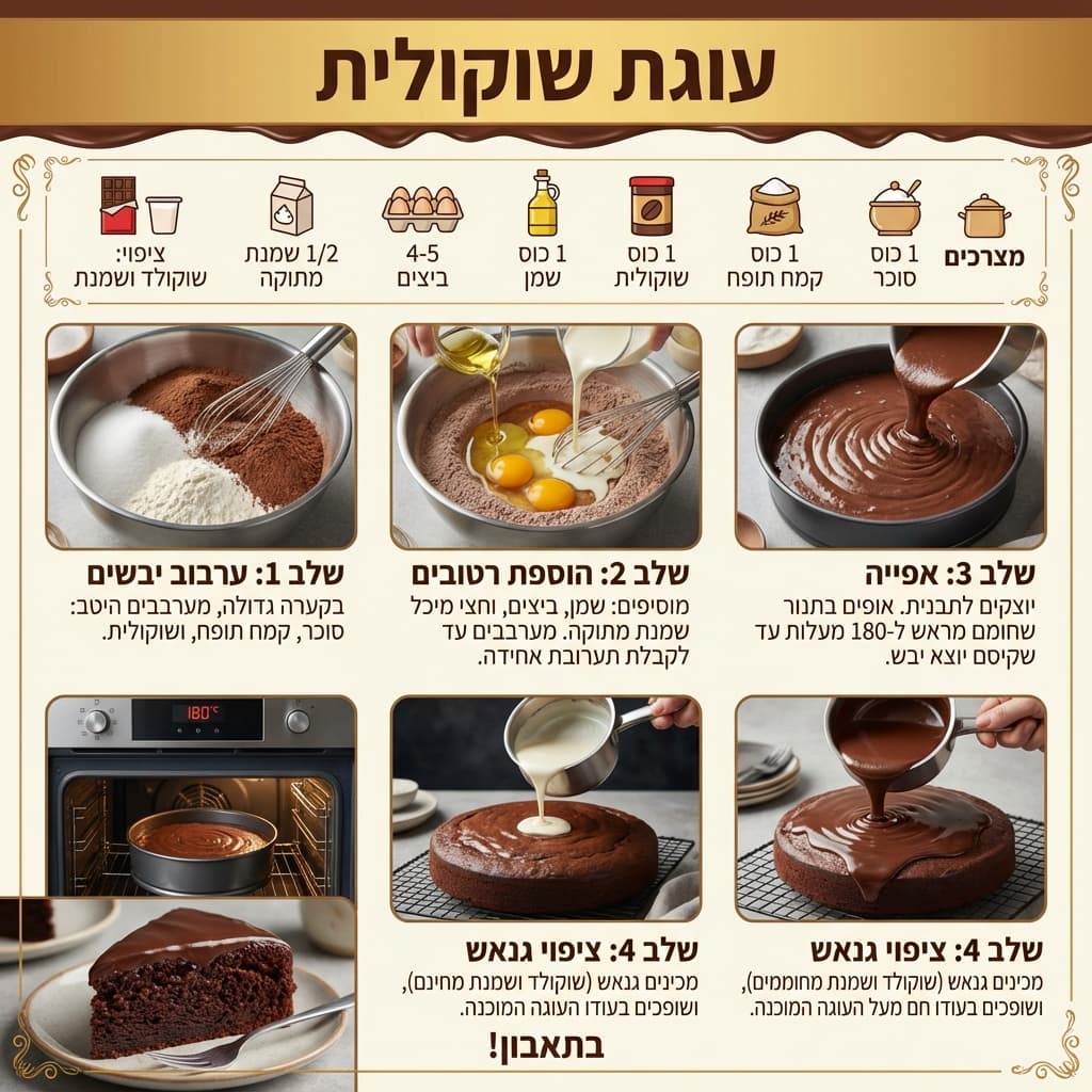 עוגת שוקולית