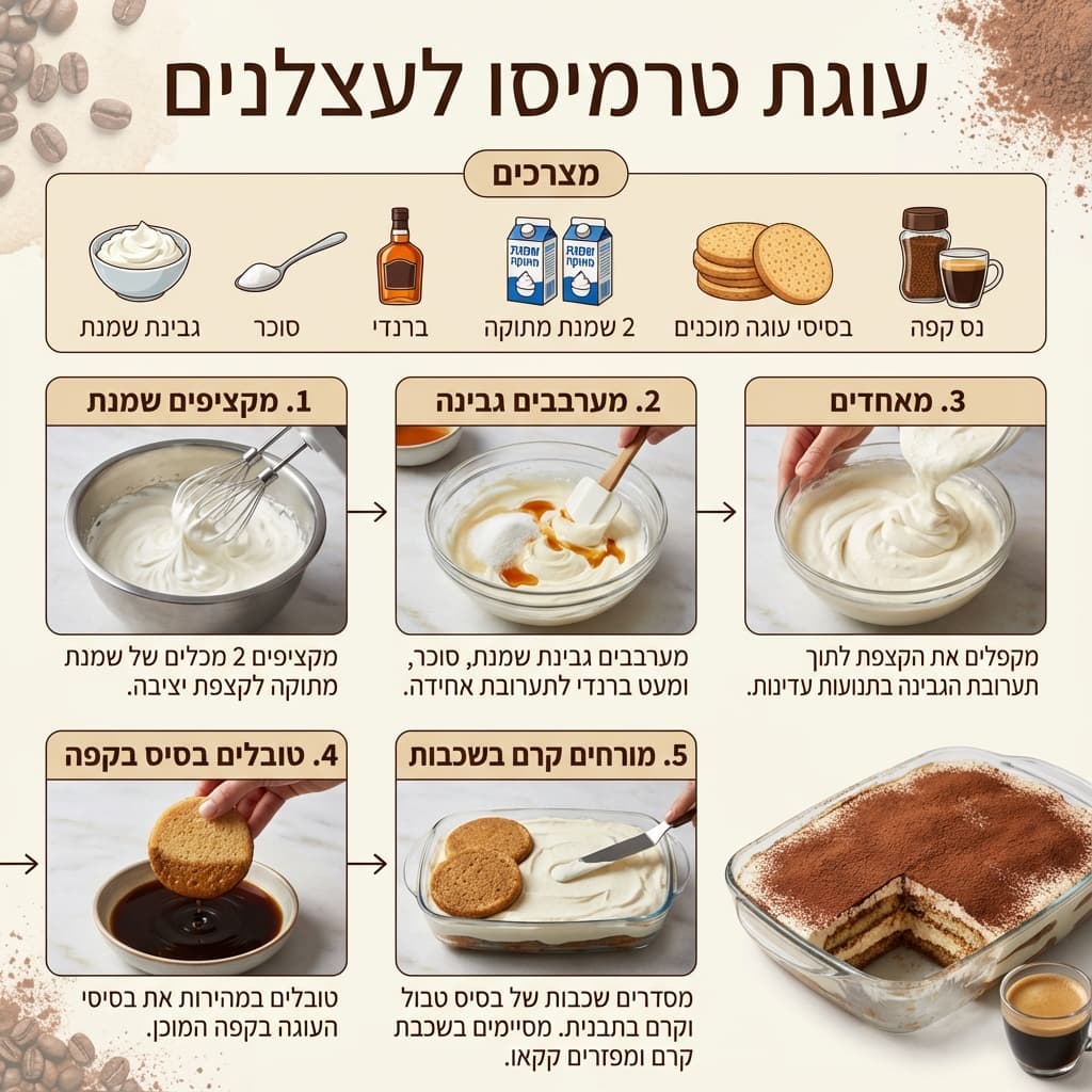 עוגת טרמיסו לעצלנים